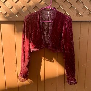 Free People Cropped jacket